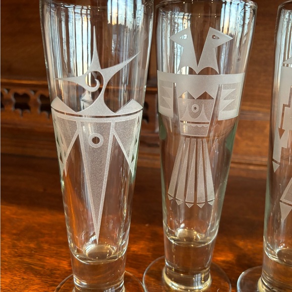 NWOT - VINTAGE ART GLASS - LUXURY FLUTES - Picture 9 of 10